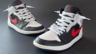 HOW TO LACE JORDAN 1S — Easy Loose Lace Tutorial [upl. by Viradis]