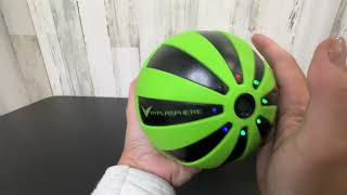 Demo of Hypersphere Vibrating Therapy Ball [upl. by Ailito838]