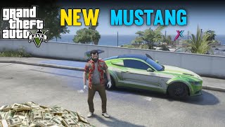 STEALING GANGSTERS MUSTANG GT  GTA 5 GAMEPLAY [upl. by Gnuoy]