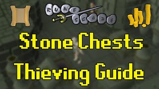 Old School RuneScape Stone Chests Thieving Guide 150k XPhr [upl. by Archie]