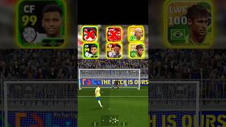 EFOOTBALL 2025 Top Brazil Players Penalty Shootout 🇧🇷😱efootball2025 efootball shorts pesmobile [upl. by Haonam]