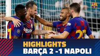 FC Barcelona – SCC Napoli 21 HIGHLIGHTS [upl. by Shatzer]