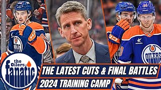 Edmonton Oilers News  The Latest Training Camp Cuts amp Battles [upl. by Alta]