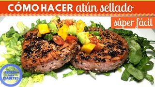 CÓMO HACER ATÚN SELLADO FÁCIL  Cocina de Addy [upl. by Hoehne]