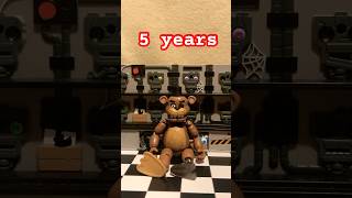 FNaF FREDDY FAZBEAR deteriorating TIMELAPSE STOP MOTION Animation fnaf freddyfazbear timelapse [upl. by Mook]