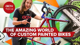 Amazing Custom Painted Pro Bikes  Worlds Most Epic Paintshop [upl. by Imuy91]