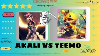 AKALI vs TEEMO [upl. by Christensen]