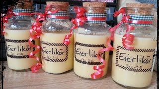 Kochen Eierlikör  schnelles Geschenk [upl. by Teuton394]