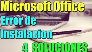 Microsoft Office ha detectado un error durante la instalación I 4 SOLUCIONES 2024 [upl. by Zipah]