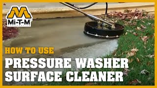 How to Use a Pressure Washer Surface Cleaner [upl. by Muhcan336]