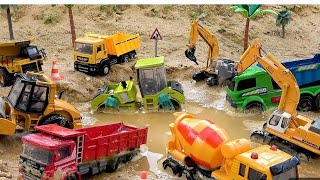 Bruder Toy Trucks for Kids  JCB Backhoes Dump Trucks Tractor Loaders Bulldozers  kids tv fun [upl. by Yrian41]