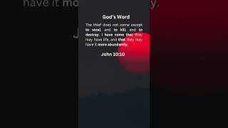 Bible Verse John 1010  Confession Proclamation and Declaration  Jesus’ Promise of Abundant Life [upl. by Cesar363]