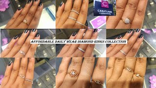 Affordable Daily Wear Diamond Ring Collection from Caratlane💍💎  My Diamond Ring Shopping🛍️❤️ [upl. by Paget]