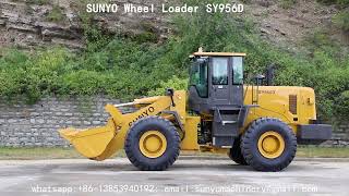 Hot Sale SY956D wheel loader [upl. by Eilsek522]