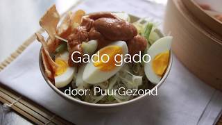 Hoe maak je Gado gado Puurgezond [upl. by Nellda]