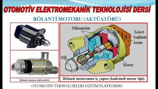 RÖLANTİ MOTORU AKTÜATÖRÜ [upl. by Aneladdam]