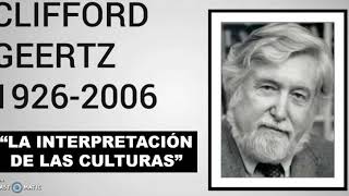 Clifford Geertz La interpretación de las culturas [upl. by Drusi]