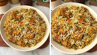 Veg Dum Biryani Recipe  वेज बिरयानी  Restaurant Style Veg Biryani  Lunch Recipes [upl. by Anaimad]