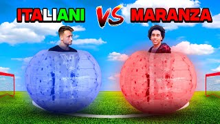 Italiani VS Maranza  BUBBLE FOOTBALL CHALLENGE ASSURDA [upl. by Oned]