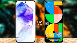 Samsung Galaxy A55 vs Google Pixel 5A Review [upl. by Nyliak]