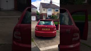 Popcorn limiter  Skoda Fabia vRS 19 TDI Remapped [upl. by Carter326]