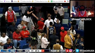 3 Pelicans players EJECTED with 7 seconds left in 4th Quarter vs Orlando Magic Reaction 💀 [upl. by Appleby7]