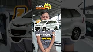 5 MPV Kereta underrate sebab kurang cantik automobile keretamurah keretaterpakai usedcars [upl. by Atalayah179]