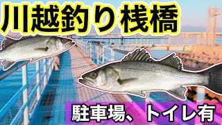 【四日市釣り場】川越釣り桟橋三重県釣り場紹介 [upl. by Ardnassac]