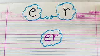 Sound of ‘er’  ‘er’ phonics words  how to teach ‘er’ words [upl. by Sibley]