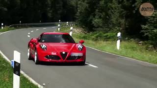 Alfa Romeo 4C cornering accelerating  great views and sound [upl. by Cadell]