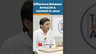 Difference Between Array List amp Hash Set  Java Interview Question  shorts kiransir [upl. by Barnaby202]