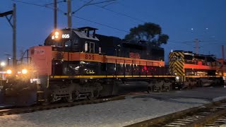 CSS 805 Leads the Belt Job through Hammond IN [upl. by Gelb828]