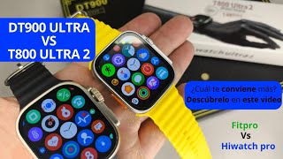 Smartwatch DT 900 ultra vs T800 ultra 2 [upl. by Hillhouse693]