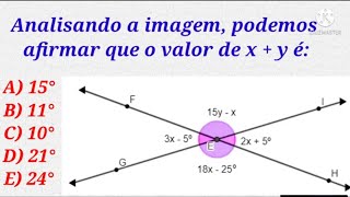 O que são Ângulos opostos pelo vértice [upl. by Yleoj]