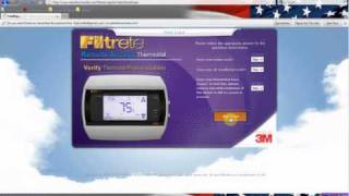 Filtrete 3M50 Thermostat  How to register your WiFi enabled thermostat [upl. by Cohlette]