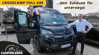 CROSSCAMP CAMPERVAN FULL 640 NEU 2023  CampErleben Zobjack [upl. by Audres610]