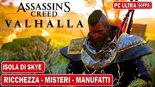 ASSASSINS CREED VALHALLA Ricchezza Misteri e Manufatti Isola di Skye DLC Kassandra  No Commentary [upl. by Akirdnwahs]