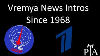 Vremya News Intros Since 1968 [upl. by Aleemaj125]