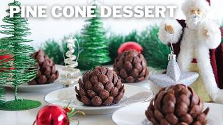 Pine Cone Dessert  Beautiful Christmas Treat [upl. by Anol]