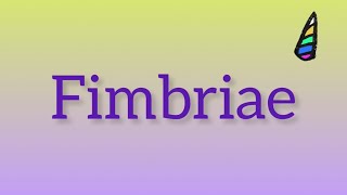 What is Fimbriae [upl. by Savvas]