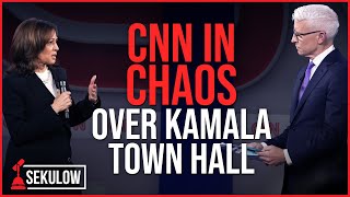 CNN in CHAOS Over Kamala Town Hall [upl. by Hakaber]