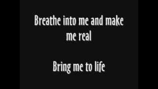 Evanescence ft Paul McCoy  Bring me to Life  Lyrics [upl. by Pitts757]