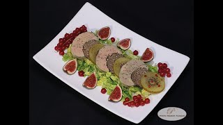 Foie gras truffe d’automne fruits frais et pain aux figues [upl. by Ashbey]