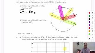 Unit 3 Lesson 3 Practice Problems 7th Grade Illustrative Math IM 733 [upl. by Naerol]