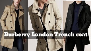 Burberry London Trench Coat For men [upl. by Aihsilef]