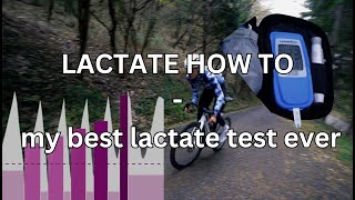 LACTATE HOW TO  my best lactate test EVER [upl. by Anifled]