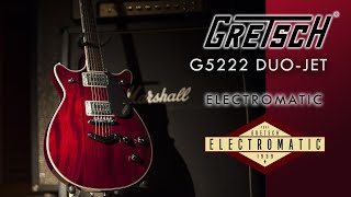 Gretsch G5222 Electromatic DuoJet Double Cutaway Walnut Finish Review [upl. by Eenyaj]