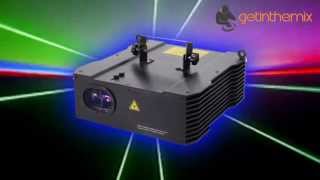 Laserworld CS1000RGB Red Green and Blue Laser [upl. by Zilada]