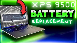 DIY Battery Replacement  Dell XPS 9500 [upl. by Clyte344]