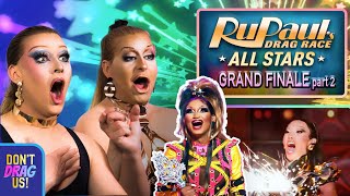 RuPauls Drag Race ALL STARS 9 quotGRAND FINALEquot Part 2 REACTION  Dont DRAG Us [upl. by Groscr]